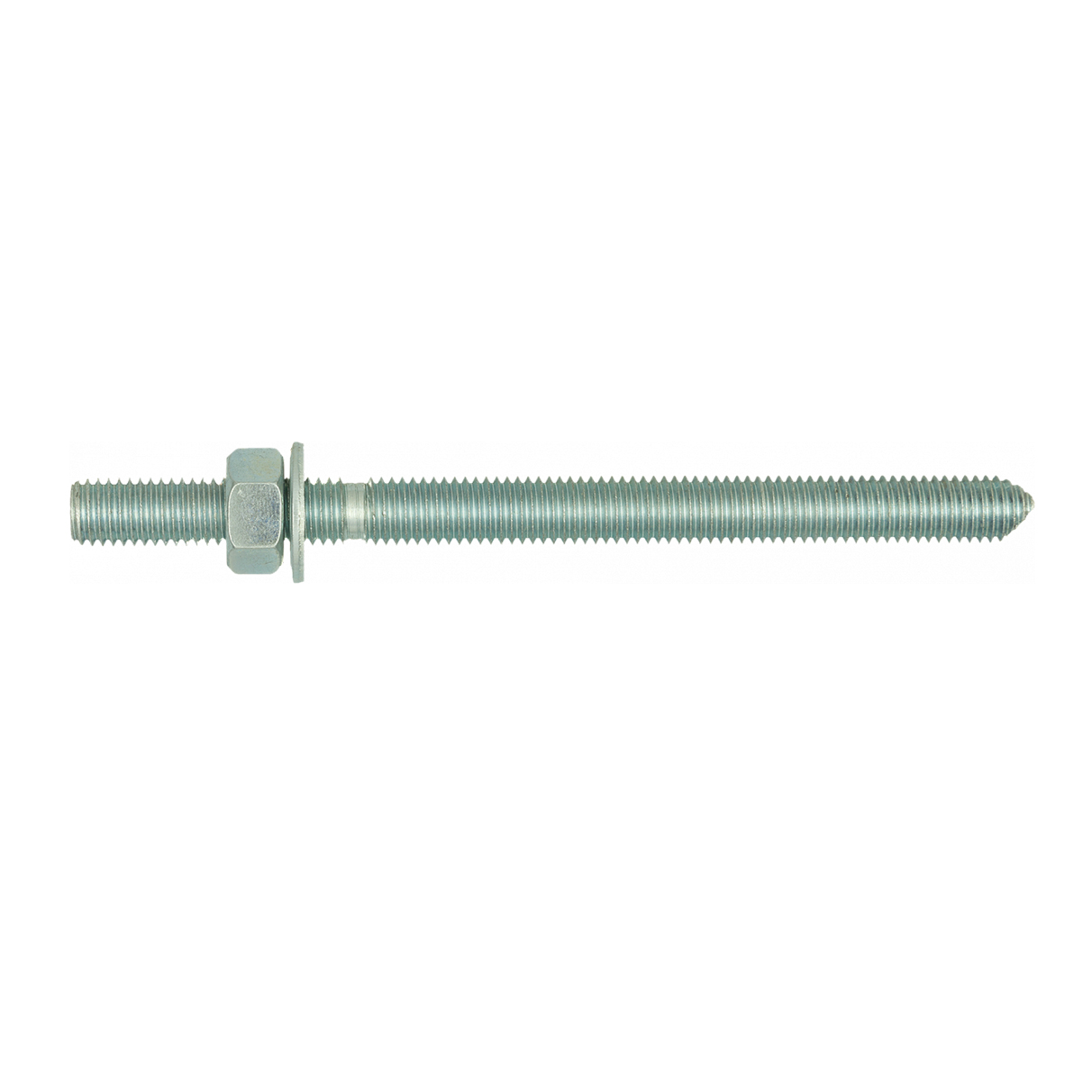 R-STUDS Metric Threaded Rods — Steel Class 8.8, Zinc Flake, Flat Head